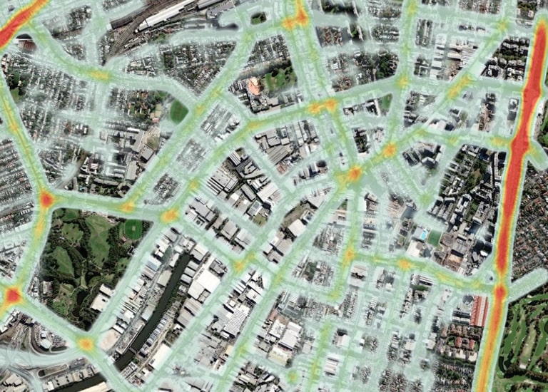 análisis movilidad urbana planificación transporte