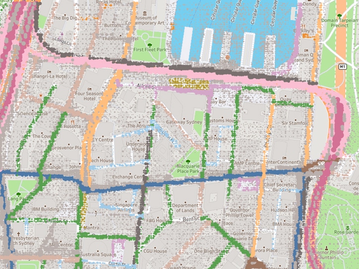 análisis movilidad urbana mapa 