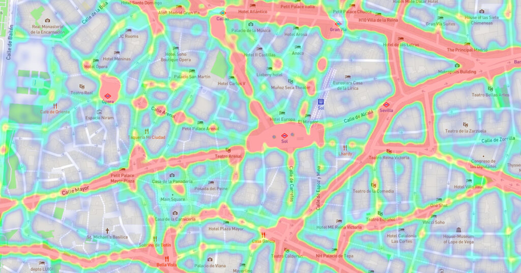 análisis movilidad urbana flujo vehicular