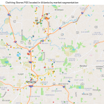 Foot traffic Analytics: Top Clothing Stores, Atlanta