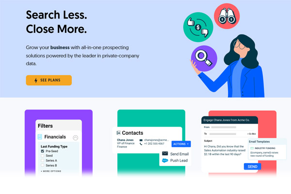 Competitive Tracking Tool Crunchbase