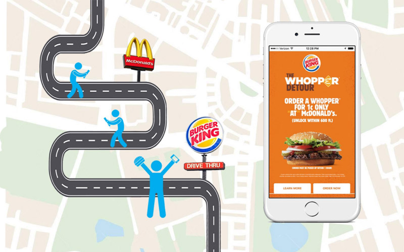 Geofencing case study: How Burger King developed a campaign against McDonald's 